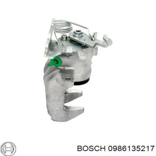 0 986 135 217 Bosch pinza de freno trasero derecho