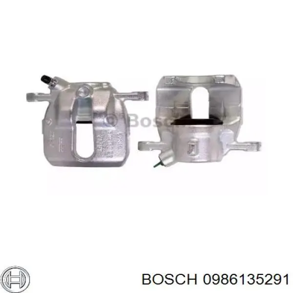 0986135291 Bosch pinza de freno delantera derecha