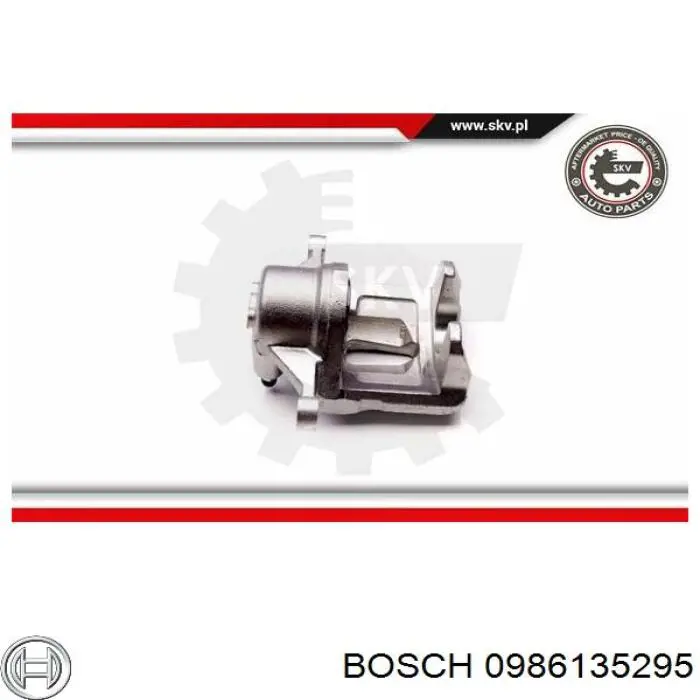 0986135295 Bosch pinza de freno delantera derecha