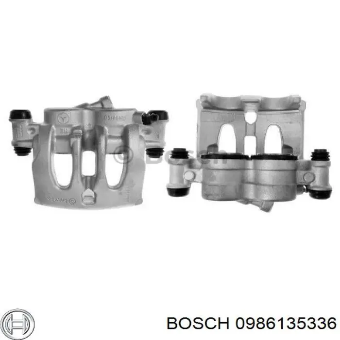 0 986 135 336 Bosch pinza de freno delantera derecha