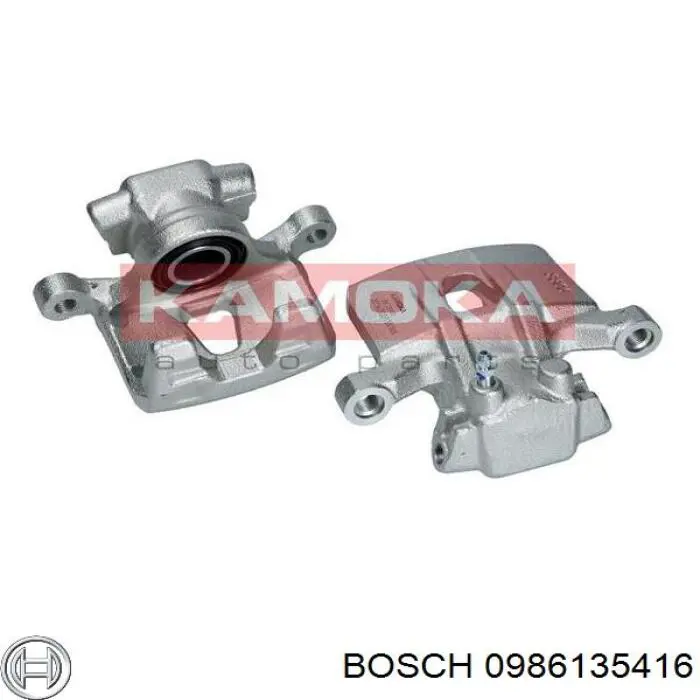 Pinza de freno trasera derecha Bosch 0986135416