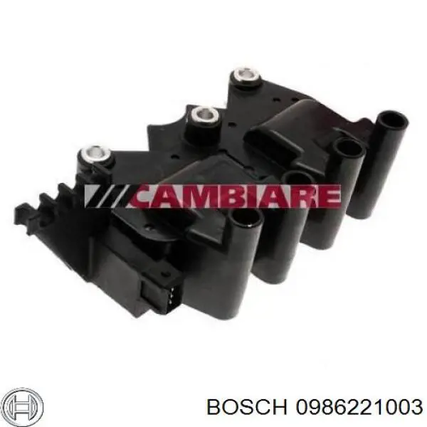 0986221003 Bosch Bobina de ignición