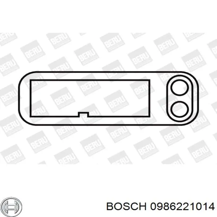 0986221014 Bosch bobina
