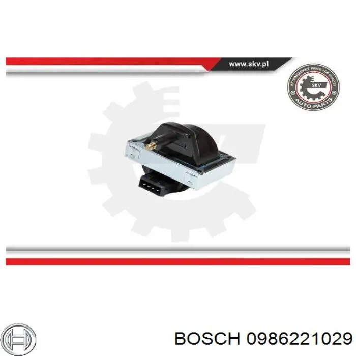 Bobina de chispa Bosch 0986221029 precio, desde 27,77 EUR