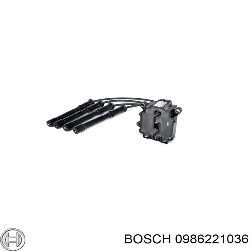 0 986 221 036 Bosch bobina