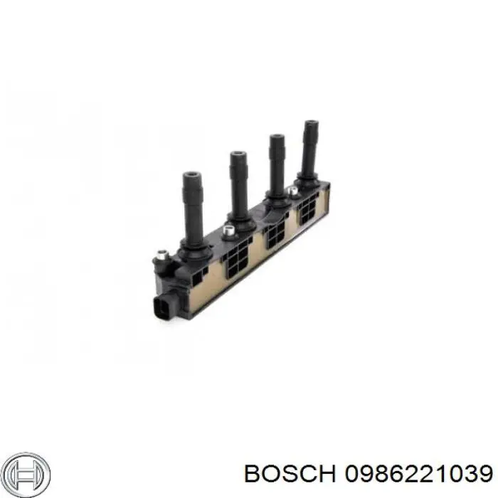 0986221039 Bosch bobina