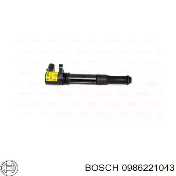 0986221043 Bosch Bobina de encendido
