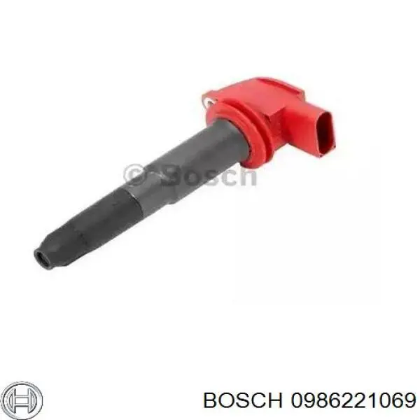 0 986 221 069 Bosch bobina