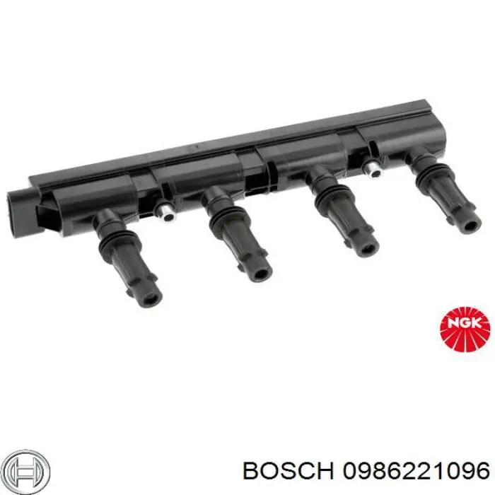 0986221096 Bosch Bobina de ignición