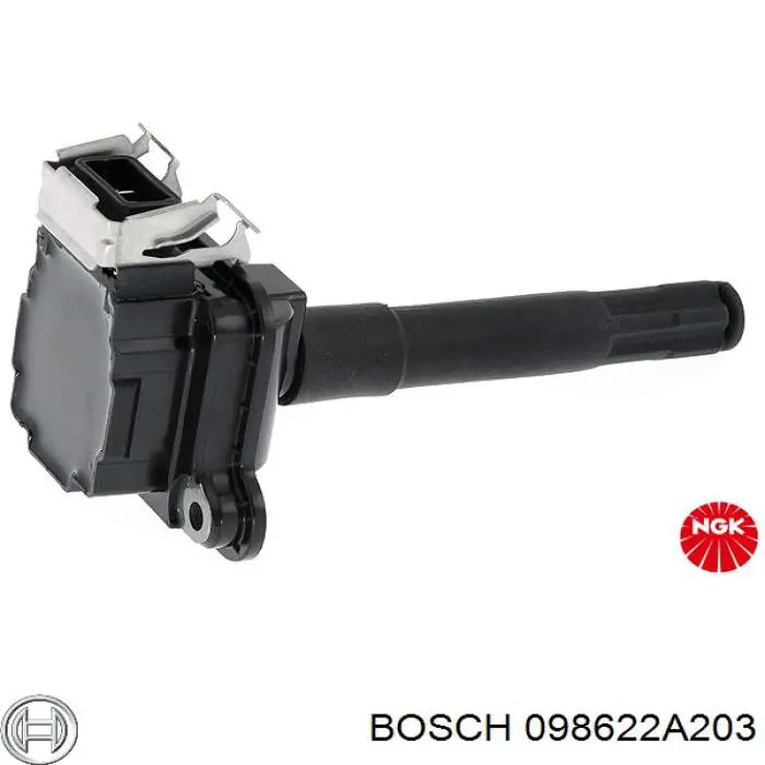 098622A203 Bosch Bobina de ignición
