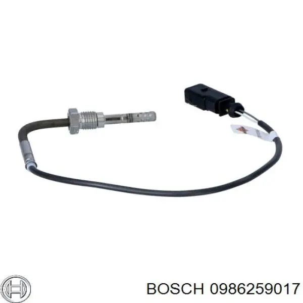 Sensor de temperatura de gases de escape antes de la turbina 0986259017 Bosch