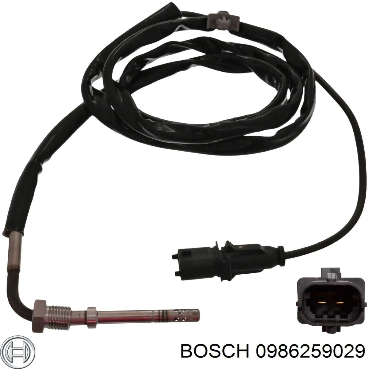 0986259029 Bosch sensor de temperatura, gas de escape, después de filtro hollín/partículas