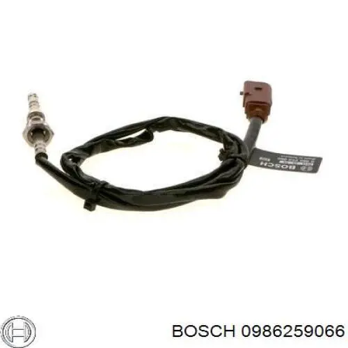 0 986 259 066 Bosch sensor de temperatura, gas de escape, antes de filtro hollín/partículas