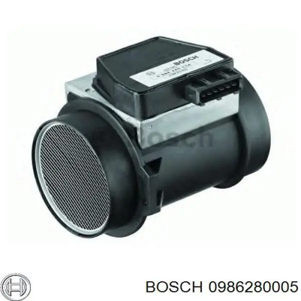Medidor de flujo de aire Bosch 0986280005 precio, desde 252,39 EUR