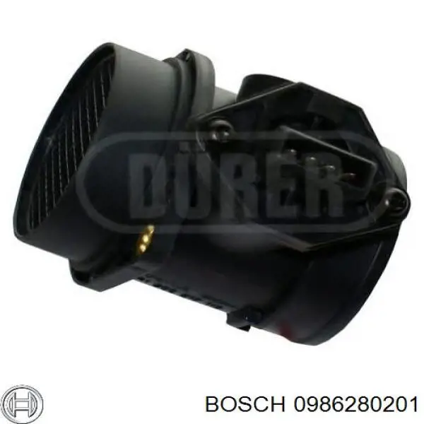 Medidor de flujo de aire Bosch 0986280201 precio, desde 19,96 EUR