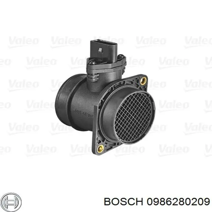 0986280209 Bosch Sensor de flujo de aire