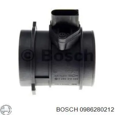 0 986 280 212 Bosch medidor de masa de aire