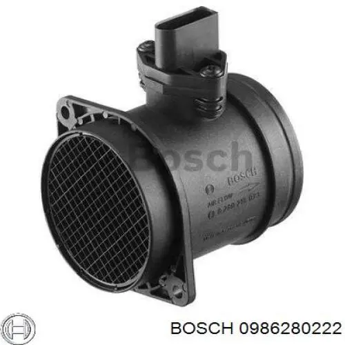 0986280222 Bosch caudalímetro