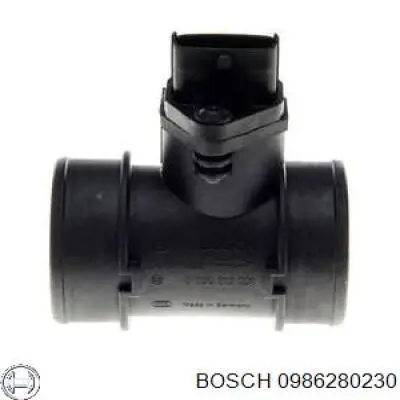 0986280230 Bosch sensor de flujo de aire/medidor de flujo (flujo de aire masibo)