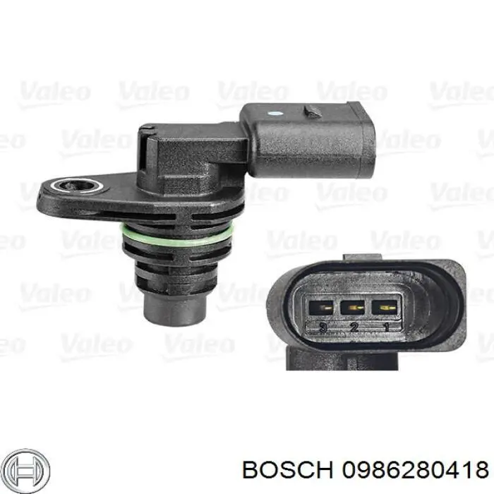 Sensor de posición del árbol de levas Seat Altea 5P1