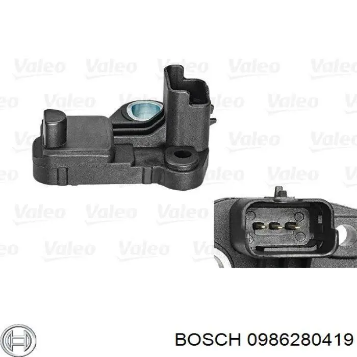 Sensor de posición del cigüeñal Citroen Berlingo B9