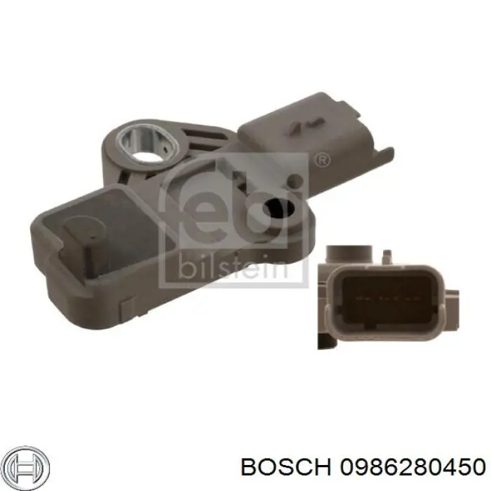 0 986 280 450 Bosch sensor de cigüeñal