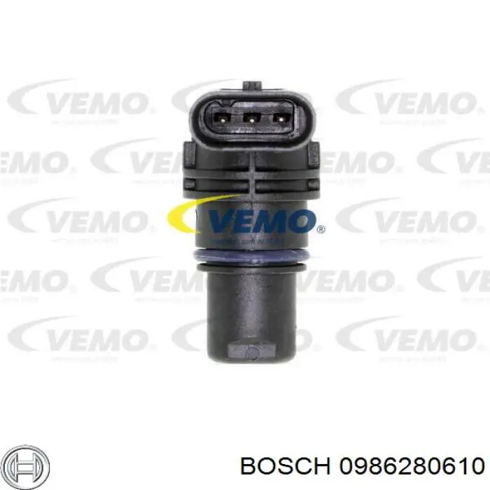 0986280610 Bosch sensor de arbol de levas