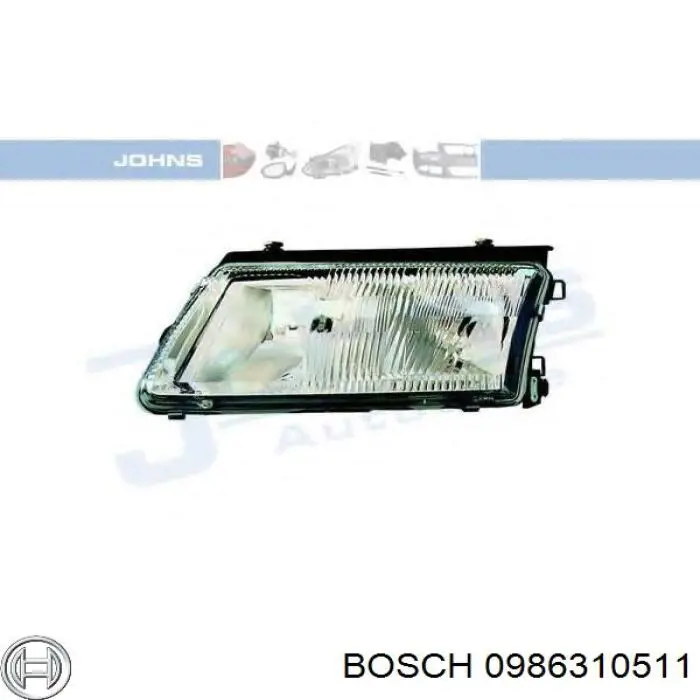 0986310511 Bosch faro izquierdo