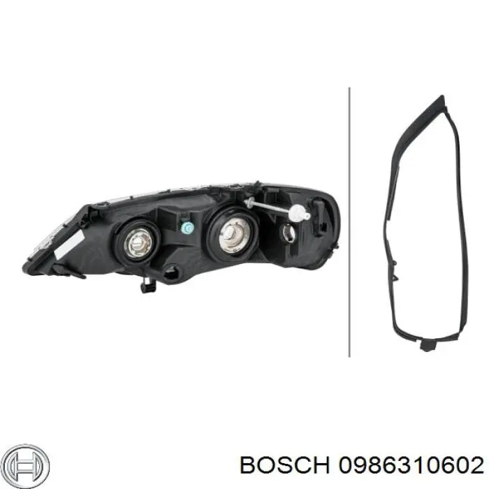 0986310602 Bosch faro derecho