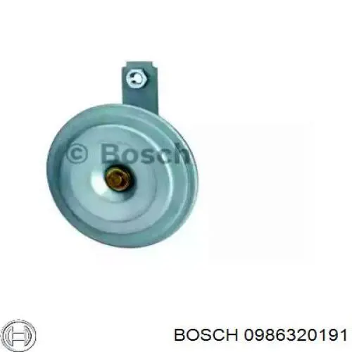 0 986 320 191 Bosch bocina