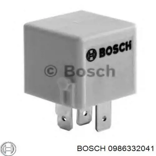0986332041 Bosch relé eléctrico multifuncional