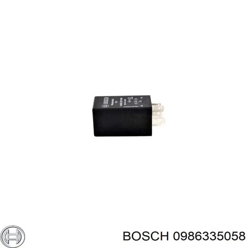 0 986 335 058 Bosch relé de intermitencia del limpiaparabrisas