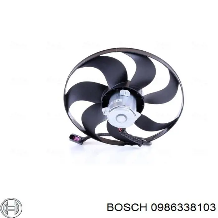 Ventilador del motor 0986338103 Bosch
