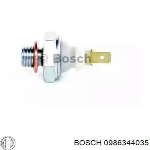 0986344035 Bosch sensor de presión de aceite