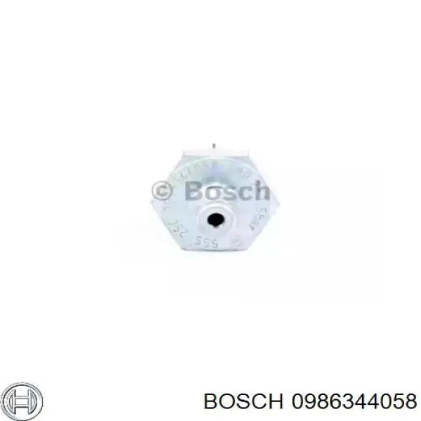 0986344058 Bosch indicador, presión del aceite