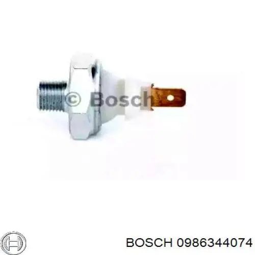 0986344074 Bosch indicador, presión del aceite