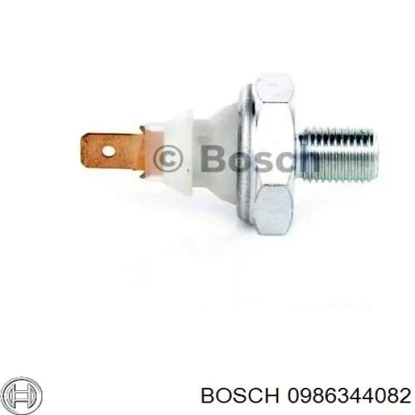 0 986 344 082 Bosch sensor de presión de aceite