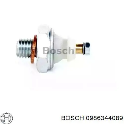 0 986 344 089 Bosch sensor de presión de aceite