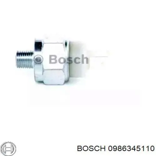 0 986 345 110 Bosch interruptor luz de freno