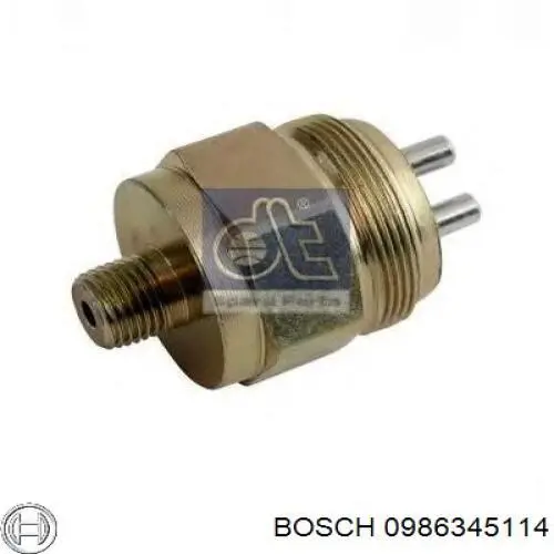 Interruptor de luz de freno 0986345114 Bosch