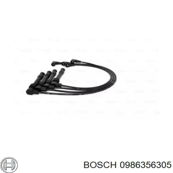 0986356305 Bosch cables de bujías