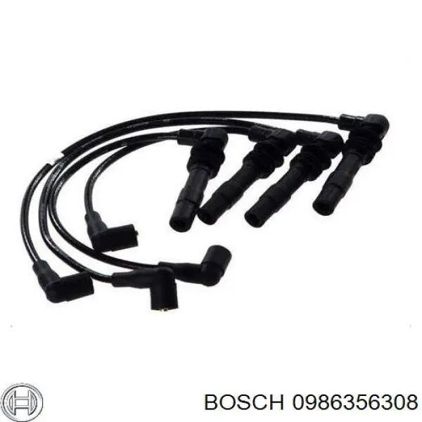 0986356308 Bosch cables de bujías