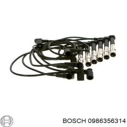 0 986 356 314 Bosch cables de bujías