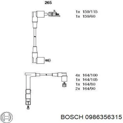 Comprar A1151590818 Mercedes Cable de bujía