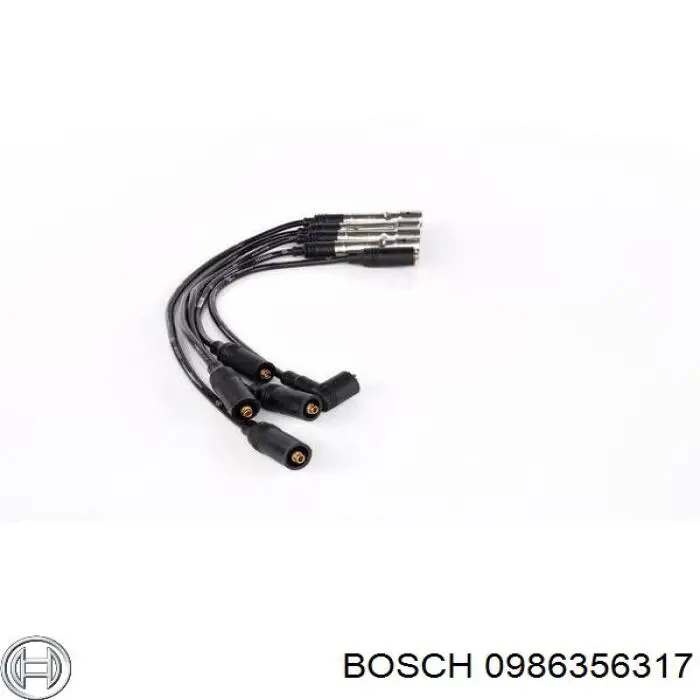 0986356317 Bosch cables de bujías