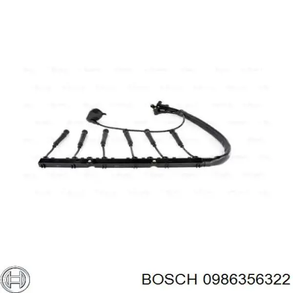 0986356322 Bosch juego de cables de encendido