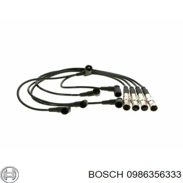 0 986 356 333 Bosch cables de bujías