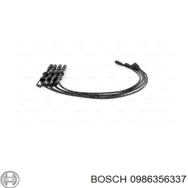 0 986 356 337 Bosch cables de bujías