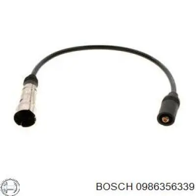 0986356339 Bosch cable de encendido, cilindro №1, 4