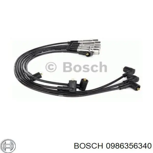 0 986 356 340 Bosch cables de bujías